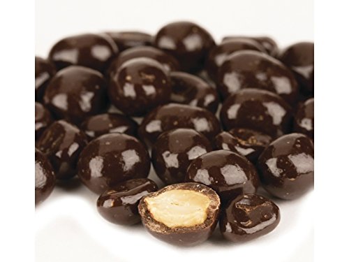 SweetGourmet Dark Chocolate Covered Peanuts | 1 Pound