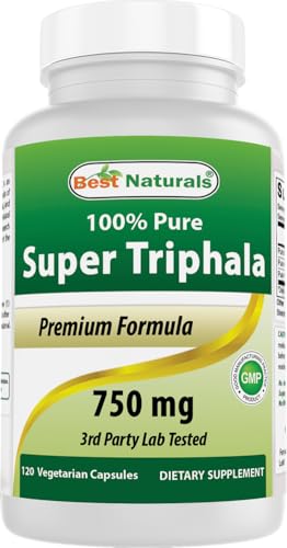 Best Naturals Triphala 750 mg 120 Vcaps