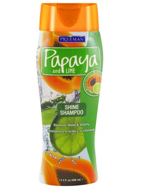 Freeman Papaya and Lime Shine Shampoo 13.5 oz. (Pack of 6)