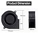 GDSTIME 75x75x30mm 75mm Dual Ball Bearing Computer 12V DC Brushless Turbo Blower Cooling Fan