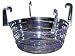 Curtis Wagner Plastics Plant Hanging Basket Drip Pans (5-pack) - Clear, Round (Diameter = 10" top, 7.375" bottom, 3.75" depth) Thin Plastic for Indoor or Garden - Clear, Black & Terracotta