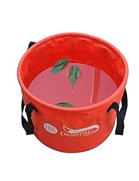 DESERT & FOX   Cubo plegable portátil de agua de 4