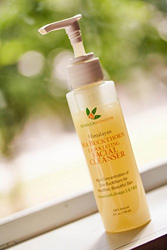 SeabuckWonders Organic Sea Buckthorn Exfoliating Facial Cleanser, 4 Ounce