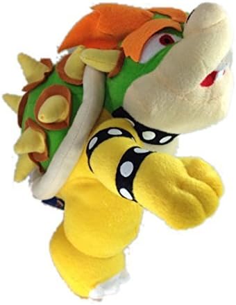 TinTek® 10" Super Mario Brothers Standing King Bowser Koopa Soft Stuffed Animal Plush Doll Figure Toy 10 Inches