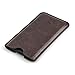 Dockem Executive Sleeve for iPhone 11 Pro (5.8) & iPhone Xs/X - Slightly Padded Premium Synthetic/Vegan Leather with Microfiber Lining, Slim, Simple, Slip-on Case [Vintage Brown]