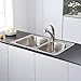 Kraus KPF-2110 Single Lever Stainless Steel Pull Out Kitchen Faucet