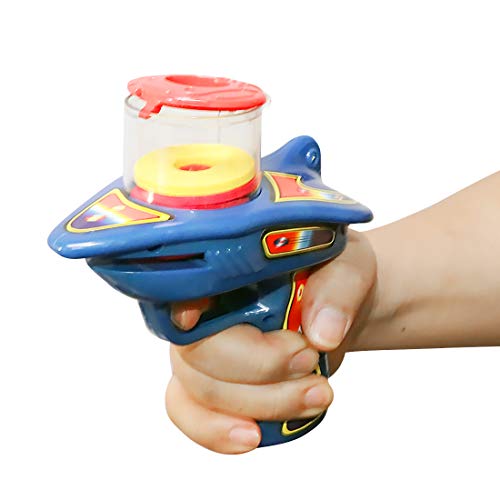 WEY&FLY Zip Shot Shooter Kids Disc Shooter Blaster with a 6-Dart Capacity, Gun Toy, Dazzling Toys - Thumbnail 3