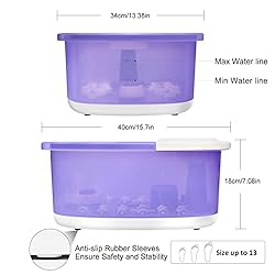 BLOOGOO Foot Bath Spa with Heat and Massage and