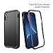 Case for iPhone XR,CASY MALL 3-Layers Heavy Duty Hybrid Full-Body Protect Case for Apple iPhone XR 6.1 Inch Black