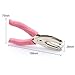 Handheld 1/4 Inch Hole Paper Punch Puncher with Pink Grip（ Heart）