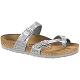 Birkenstock Womens Mayari Magic Snake Silver