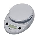 Escali Primo Digital Kitchen Scale (11 lb/5 kg Capacity) (0.05 oz/1 g Increment) Premium Food Scale for Baking, Cooking and Mail - Lightweight and Durable Design - Lifetime ltd. Warranty - Chrome