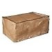 Abba Patio Rectangular Coffee/Side/End Table Cover, Outdoor/Porch Ottoman Table Cover, Water and Fire Resistant, 48'' L x 30'' W x 18'' H
