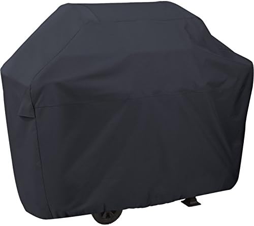 BBQ Grill Cover 58-Inch, Waterproof Heavy Duty Dust Proof Medium 58'' M Barbecue Gas Covers for Weber, Jenn Air, Holland, Brinkmann, Char Broil, Black