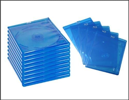 100 x Viva Elite Blu-Ray Standard Cases with Logo 170 x 135 x 11 mm Set of 100 Storage Boxes for 1 Disc - by DragonTrading®