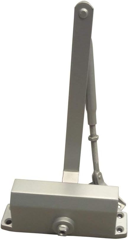 PALMAT Automatic Adjustable Hydraulic Door Closer (60-85 Kg, Silver) - Image 4