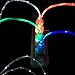 Flowing LED Glow in The Dark Light Up Visible Charging Cable Micro USB Compatible with Samsung Galaxy S3 S4 S5 Note HTC (Green)