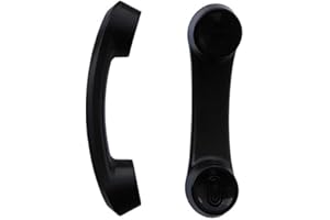 The VoIP Lounge Replacement Handset Black for Avaya 1400 & 1600 Series Phones 1403, 1408, 1416, 1603, 1608, 1616