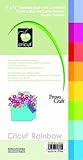 Cricut 6-Inch-by-12-Inch Cardstock Pad, Rainbow