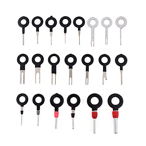 39 Pcs Pins Terminals Removal Tools for Car Auto Wire Connector, Terminal Pin Extractors Puller Remover Repair Key Tools Set Terminal