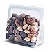 Stasher Stand-Up 100% Silicone Reusable Food Storage Bag, 7.75" x 3" (56-ounce), Clear primary