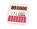 ZXUY 6pc Nail Drill Bits for Machine Replacement 3/32