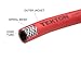TEKTON 3/8 Inch I.D. x 10 Foot Hybrid Lead-In Air Hose (300 PSI) | 46134 | Made in USA