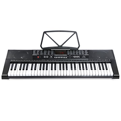 Joy 61-Key Standard Electronic Keyboard with USB Music Player Function for Beginners (JK-63M)