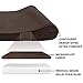 Furhaven Orthopedic Dog Bed for Large Dogs w/ Removable Washable Cover, For Dogs Up to 75 lbs - Microvelvet Luxe Lounger Contour Mattress - Espresso, Jumbo/XL