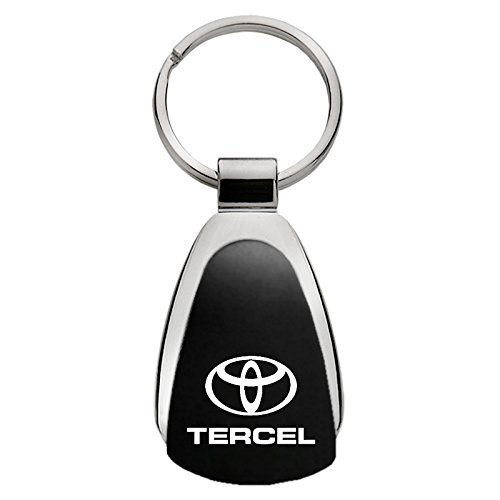 Toyota Tercel Black Teardrop Keychain