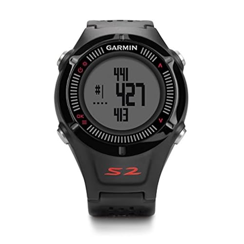 Garmin Approach S2 GPS Golf Watch with Worldwide Courses (Black) Electronics, GPS & Navigation, Sports & Handheld GPS, Golf Course GPS Units