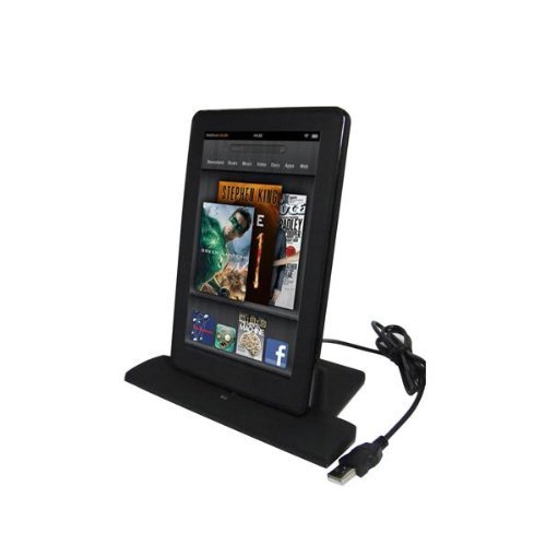 Koolertron USB Single Desktop Stand Dock Charging Sync Station for Amazon Kindle Fire Hd 7 Tablet