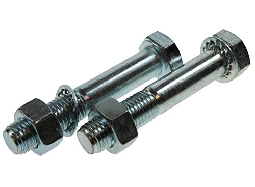 BITS4REASONS MAYPOLE NEW MODEL X2 HIGH TENSILE STRENGTH M16 TOWBALL NUTS BOLTS X 90mm & SHAKEPROOF WASHERS - UK AND EU APPROVED MP250…