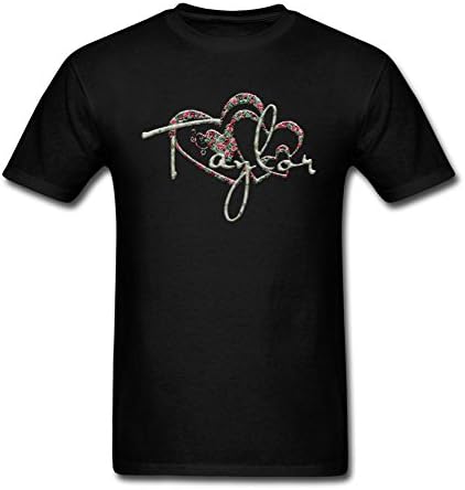 OPEND Men's AndyDoggette Taylor Swift T-shirt Black XL