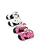 2 pack of Flower Power Sandals: Pink and White | Fits 14