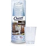 Chinet Cut Crystal Tumblers, 14 Ounce, 18 Count