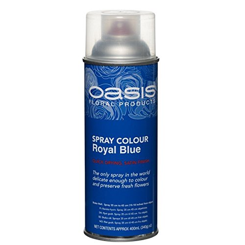 400ml Tin OASIS® Spray Paint ROYAL BLUE for Flowers, Floral & Crafts