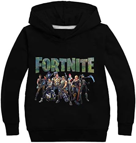 Kids Boys Girls Fortnite Hoodie Crewneck Hooded Sweatshirt