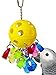 Bonka Bird Toys 1938 Paci Pull Colorful Pacifier Ring Acrylic Parrot Parrotlet Budgie Quaker African