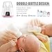 Baby Bottle Warmer for Breastmilk Digital Smart Universal Double Dual Electric for Twins - Baby Bottle Steam Sterilizer Glass Plastic - 5 in 1 US Certified - LCD Touchscreen Timer - Breastmilk Warmer