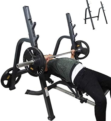Grist CC Estante De Barra con Pesas para Barbell, Squat Rack Stand ...