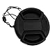 Fotodiox Inner Pinch Lens Cap, Lens Cover with Cap Keeper, 49mm