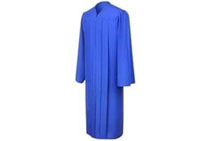 CLERKMANS Unisex Adult Matte Graduation Gown, Choir Robe