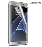 Samsung Galaxy S7 Edge Screen Protector (Full Screen Coverage), LaoHe(TM) PET Film Screen Protector for Samsung Galaxy S7 Edge only-(1Pack)