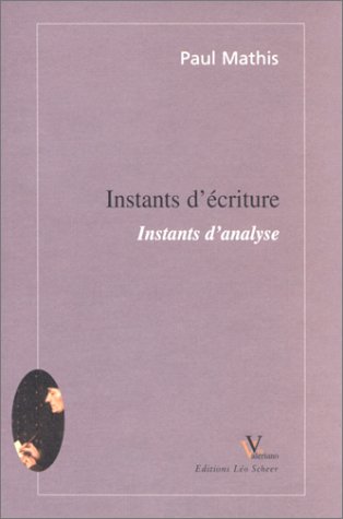 Instants d'écriture