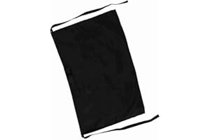 Short Apron, 35 Cotton 65 Polyester Unisex with Bowknot and 2 Pockets, for Waiter Waitress Barista Cafe Restaurant