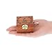 Walmeck Retro Wooden Musical Box Hand Crank Music Box Exquisite Workmanship 4 Patterns for Option (Bunny, Always with You) (1pc)