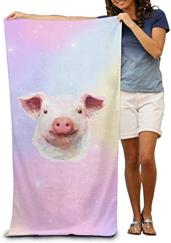 Funny Pig Beach Towel / 31.5'' 51.2''