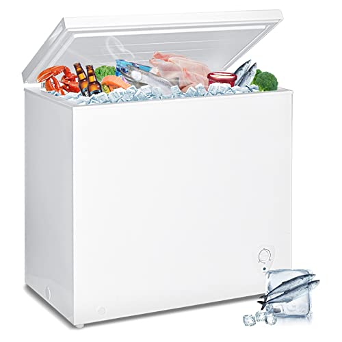 Chest Freezer 5 CU. FT, Deep Freezer, Top Open Door with Adjustable