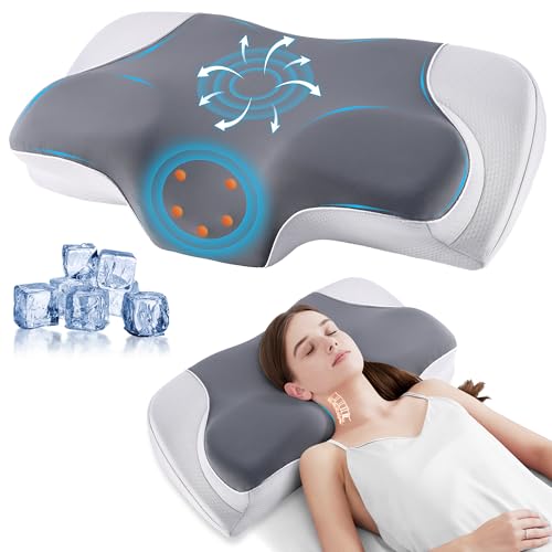 Almohada Cervicales y Cuello Espuma de Memoria Almohada Ergonómico